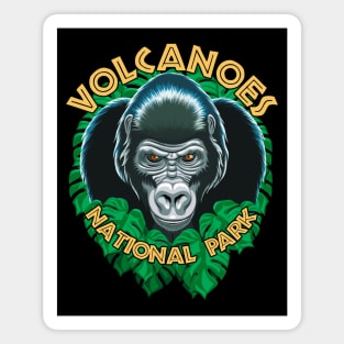 Gorilla's Face | Volcanoes National Park Magnet